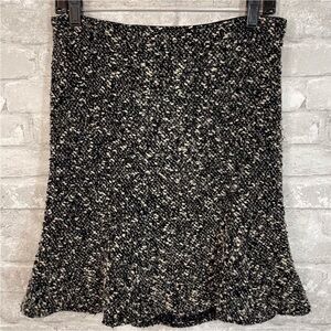 Nanette Lepore Boucle Textured Ruffle Skirt